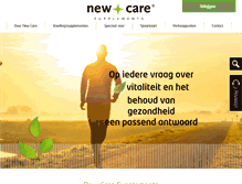 Tablet Screenshot of new-care.nl